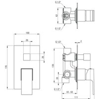 Смеситель Deante Anemon Bis BBZ N44P - Превью изображения №2 — Интернет-магазин Time-Shop
