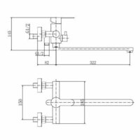 Смеситель Fashun A52201-8 - Превью изображения №2 — Интернет-магазин Time-Shop