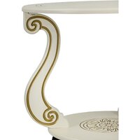 Журнальный столик Мебелик Грация М (слоновая кость/золото) - Превью изображения №2 — Интернет-магазин Time-Shop