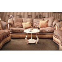 Журнальный столик Мебелик Грация М (слоновая кость/золото) - Превью изображения №3 — Интернет-магазин Time-Shop