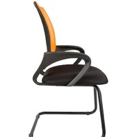 Офисный стул CHAIRMAN 696 V (черный/оранжевый) - Превью изображения №3 — Интернет-магазин Time-Shop