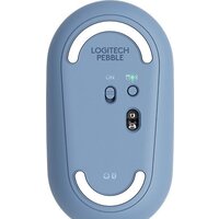 Мышь Logitech M350 Pebble (голубой) - Превью изображения №4 — Интернет-магазин Time-Shop
