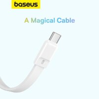 Внешний аккумулятор Baseus Magnetic Fast Charge Power Bank Type-C Edition 30W 10000mAh (белый) - Превью изображения №15 — Интернет-магазин Time-Shop