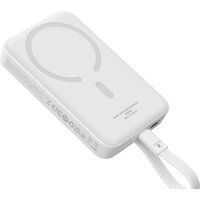 Внешний аккумулятор Baseus Magnetic Fast Charge Power Bank Type-C Edition 30W 10000mAh (белый) - Превью изображения №5 — Интернет-магазин Time-Shop