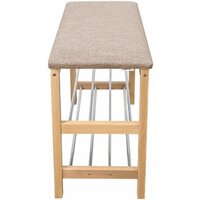 Банкетка Sheffilton SR-0628 Б-3 (прозрачный лак/кедровый) 295659 - Превью изображения №3 — Интернет-магазин Time-Shop