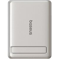 Baseus PicoGo AM31 Mini Magnetic Power Bank with Stand 20W 5000mAh (титановый)