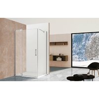 Душевой уголок Vincea Extra VSR-1E809080CL (хром/прозрачное) - Превью изображения №4 — Интернет-магазин Time-Shop