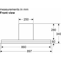 Кухонная вытяжка Bosch Serie 6 DBB97AM60 - Превью изображения №12 — Интернет-магазин Time-Shop