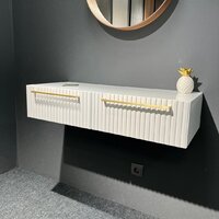 Тумба Shtabe Gross 6110 (RAL 9003/RAL 9003/ручка золото) - Превью изображения №2 — Интернет-магазин Time-Shop