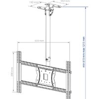 Кронштейн для телевизора Kromax COBRA-4 (черный) - Превью изображения №2 — Интернет-магазин Time-Shop