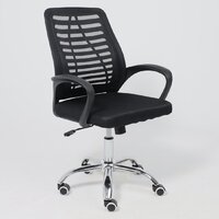 Офисное кресло AksHome Consul PL (ткань/сетка, черный) - Превью изображения №3 — Интернет-магазин Time-Shop