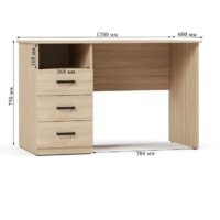 Стол Soma СП12.3 (дуб сонома) - Превью изображения №4 — Интернет-магазин Time-Shop