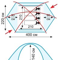 Экспедиционная палатка TRAMP Rock 4 v2 - Превью изображения №4 — Интернет-магазин Time-Shop