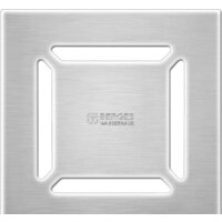 Трап/канал Berges Wasserhaus Platz Norma 150x150 090059 (матовый хром) - Превью изображения №4 — Интернет-магазин Time-Shop