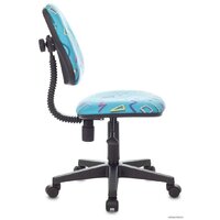 Компьютерное кресло Бюрократ KD-4/STICK-BLUE (голубой) - Превью изображения №3 — Интернет-магазин Time-Shop