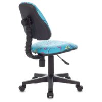 Компьютерное кресло Бюрократ KD-4/STICK-BLUE (голубой) - Превью изображения №4 — Интернет-магазин Time-Shop