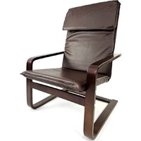 Интерьерное кресло Calviano Soft 1 (коричневый PU) - Превью изображения №4 — Интернет-магазин Time-Shop