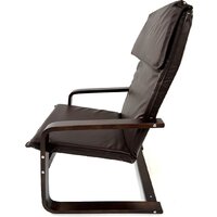 Интерьерное кресло Calviano Soft 1 (коричневый PU) - Превью изображения №6 — Интернет-магазин Time-Shop