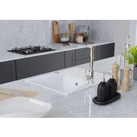 Кухонная мойка Kernau KGS O 4565 1B1D Pure White - Превью изображения №4 — Интернет-магазин Time-Shop
