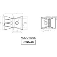 Кухонная мойка Kernau KGS O 4565 1B1D Pure White - Превью изображения №7 — Интернет-магазин Time-Shop