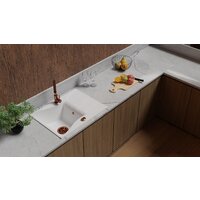 Кухонная мойка Kernau KGS O 4565 1B1D Pure White - Превью изображения №2 — Интернет-магазин Time-Shop