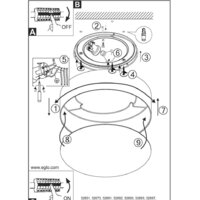 Припотолочная люстра Eglo Viserbella 97641 - Превью изображения №4 — Интернет-магазин Time-Shop