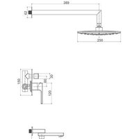 Душевая система  Gappo G7117-6 - Превью изображения №11 — Интернет-магазин Time-Shop