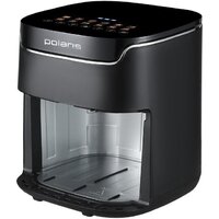 Аэрогриль (аэрофритюрница) Polaris PAF 5502 (черный) - Превью изображения №4 — Интернет-магазин Time-Shop