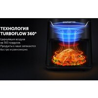 Аэрогриль (аэрофритюрница) Polaris PAF 5502 (черный) - Превью изображения №24 — Интернет-магазин Time-Shop