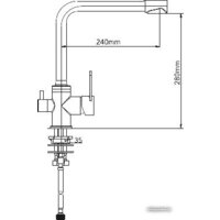 Смеситель Gappo G4399-1 - Превью изображения №2 — Интернет-магазин Time-Shop