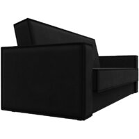 Диван Лига диванов Куба книжка 122051 (микровельвет черный) - Превью изображения №4 — Интернет-магазин Time-Shop