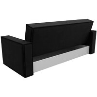 Диван Лига диванов Куба книжка 122051 (микровельвет черный) - Превью изображения №7 — Интернет-магазин Time-Shop