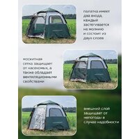 Кемпинговая палатка ForceKraft FK-TENT-1(56453) - Превью изображения №7 — Интернет-магазин Time-Shop