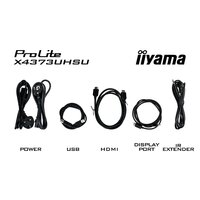 Монитор iiyama ProLite X4373UHSU-B1 - Превью изображения №9 — Интернет-магазин Time-Shop