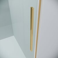Душевой уголок Grossman Galaxy 100x90x195 120.K33.01.1090.32.00 (золото сатин/прозрачное стекло) - Превью изображения №2 — Интернет-магазин Time-Shop