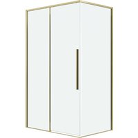 Grossman Galaxy 100x90x195 120.K33.01.1090.32.00 (золото сатин/прозрачное стекло)