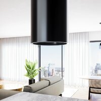 Кухонная вытяжка Lanilia Newelio Isola 39.1 Black - Превью изображения №6 — Интернет-магазин Time-Shop