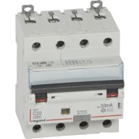 Legrand DX3 4P С 20A 30мА 6kА 4М 411187