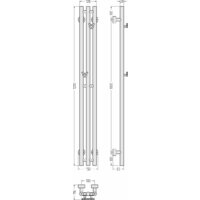 Полотенцесушитель Сунержа Терция Pro 1200x100 30-0444-1210 - Превью изображения №4 — Интернет-магазин Time-Shop