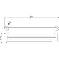 Держатель для полотенца Allen Brau Priority 6.31012-31 - Превью изображения №2 — Интернет-магазин Time-Shop