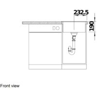 Кухонная мойка Blanco Dalago 45 525869 (черный) - Превью изображения №5 — Интернет-магазин Time-Shop