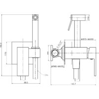 Унитаз напольный Lauter W236 2110236 + гигиенический душ Rinse 21GN4052BM - Превью изображения №29 — Интернет-магазин Time-Shop
