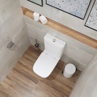 Унитаз напольный Lauter W236 2110236 + гигиенический душ Rinse 21GN4052BM - Превью изображения №20 — Интернет-магазин Time-Shop