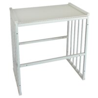 Кроватка-трансформер Indigo Simple 7 в 1 Поперечный маятник (белый) - Превью изображения №6 — Интернет-магазин Time-Shop