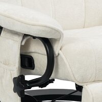 Массажное кресло Calviano 21 (бежевый плюш) - Превью изображения №7 — Интернет-магазин Time-Shop