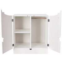 Шкаф для кукол Leader Toys Diamond Star c дизайнерским звездным принтом 73219 (белый) - Превью изображения №3 — Интернет-магазин Time-Shop