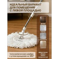 Швабра с отжимом Perfecto Linea AquaSpin 43-452521 - Превью изображения №13 — Интернет-магазин Time-Shop