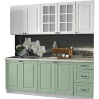 Интерлиния Мила Деко 2.0 А (мята/белый/опал светлый)