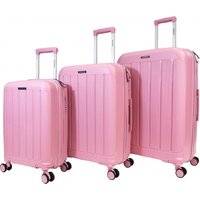 Чемодан-спиннер Mironpan 11197-2 (S, пыльно-розовый) - Превью изображения №3 — Интернет-магазин Time-Shop