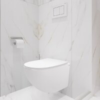 Унитаз подвесной Lauter Sulzdorf + GROHE Rapid SL 38772001 + панель GROHE 37131000 (белый с микролифтом) - Превью изображения №11 — Интернет-магазин Time-Shop